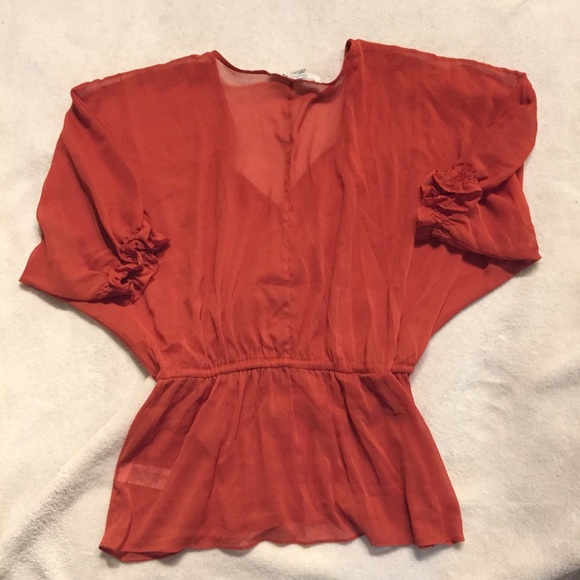 Rust peasant top - Picture 2 of 5